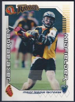 2001 Major League Lacrosse #NNO Jake Bergey Front